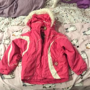 Obermeyer I-Grow Kids’ Pink Winter Coat